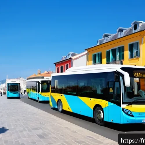 Home 32 인천 월미도 명소화 과정 - A vibrant urban waterfront promenade in a European coastal town, blending traditional architecture w...